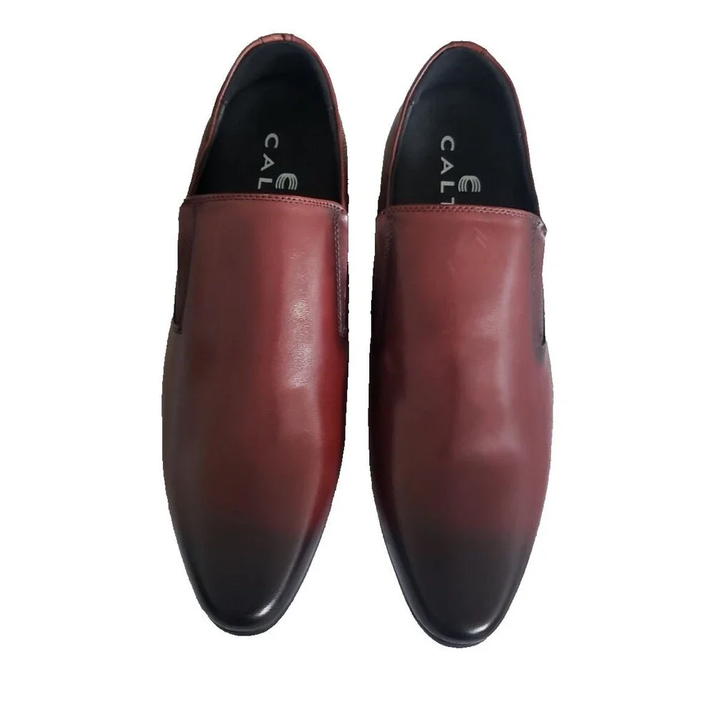 CALTO - Y5531 - 3 Inches Taller (Cordovan Dark Brown) - Lightweight Men's Sz 7.5